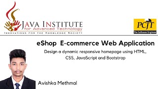 WebProjectTask6|Design responsive homepage using HTML, CSS, JavaScript and Bootstrap|Java Institute|