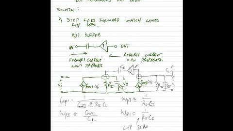 ECE 3110 - Lecture 18 - Part 2 - Op amp Compensation - Zero Removal