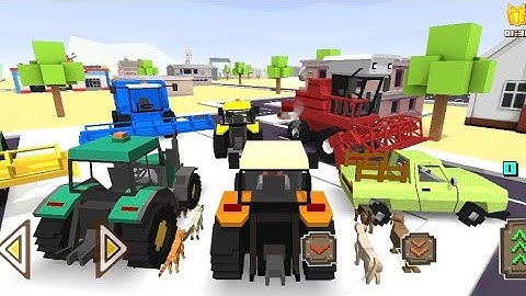 A step by step tutorial on how to cultivate rice on the farm - Blocky Farming and Racing Simulator