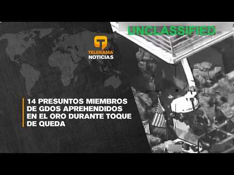 14 presuntos miembros de GDOS aprehendidos en El Oro durante toque de queda