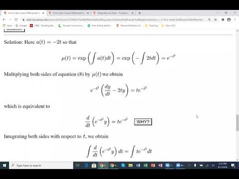 Differential Equations and Linear Algebra - First-order linear ...