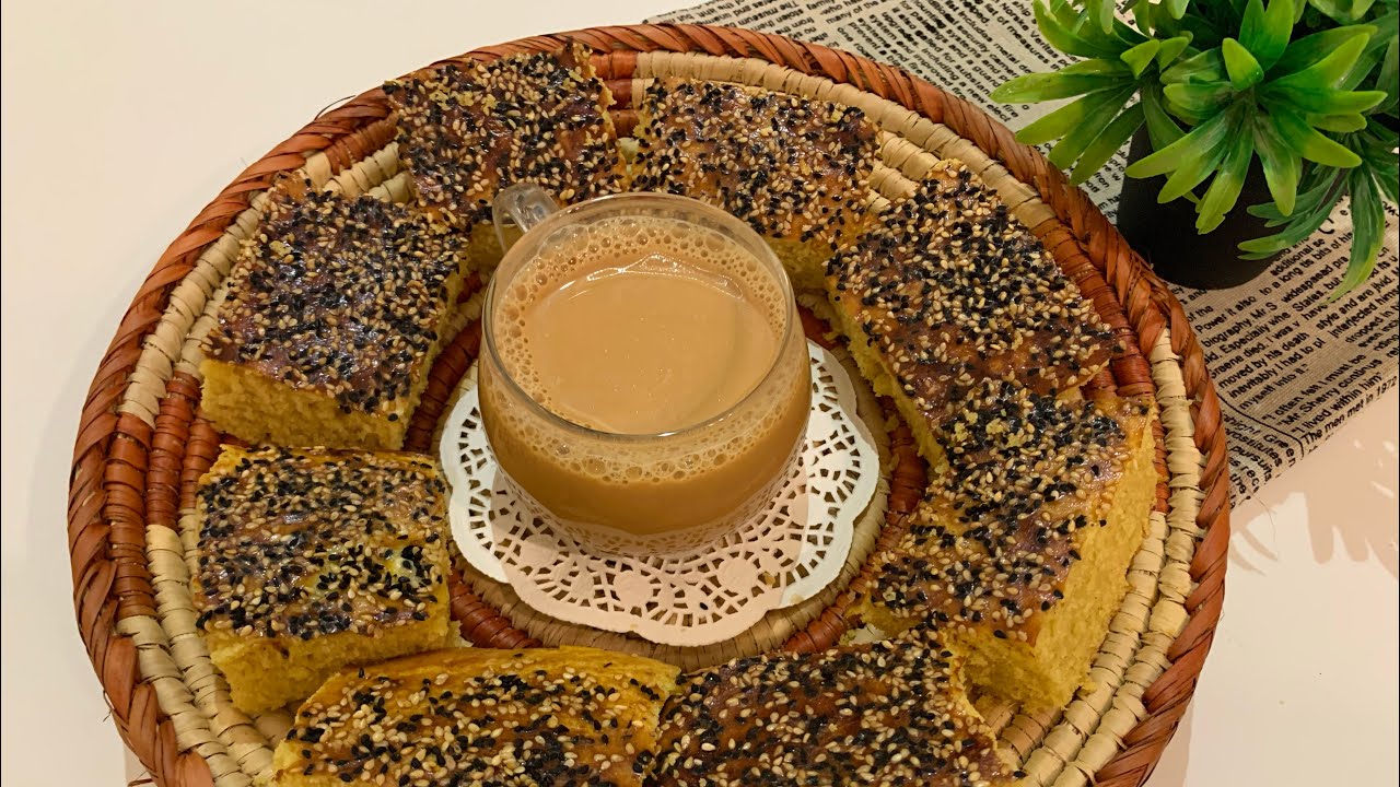 الكبانه اليمنيه (( كيكه الذره الصفراء. )) بطريقه صنعانيه