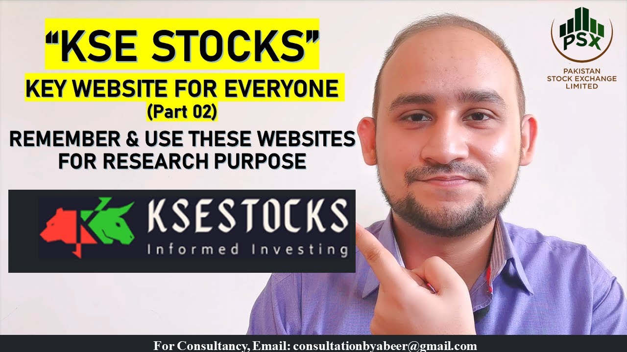 KSE STOCKS Key site for Investors Part 2 YouTube