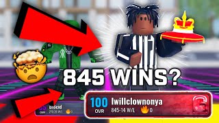 HE HAS 800+ WINS!? Ultimate Football Park Takeover screenshot 4