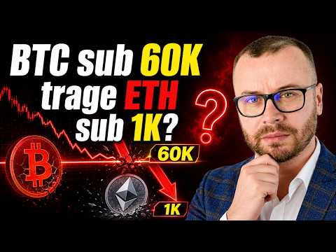 BTC sub 60K trage ETH la 1k si altcoin urile mai jos ? Ce facem in aceasta situatie ?