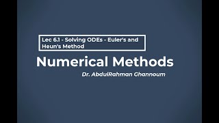 Famous Lec 6.1 - Solving ODEs - Euler's and Heun's Method Wealth