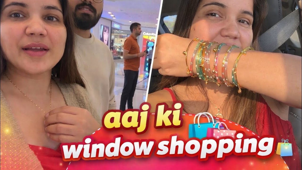 Aaj Ki Window Shopping 🛍️ | Mall Vlog | Jewellery & Luxury Cars 😍