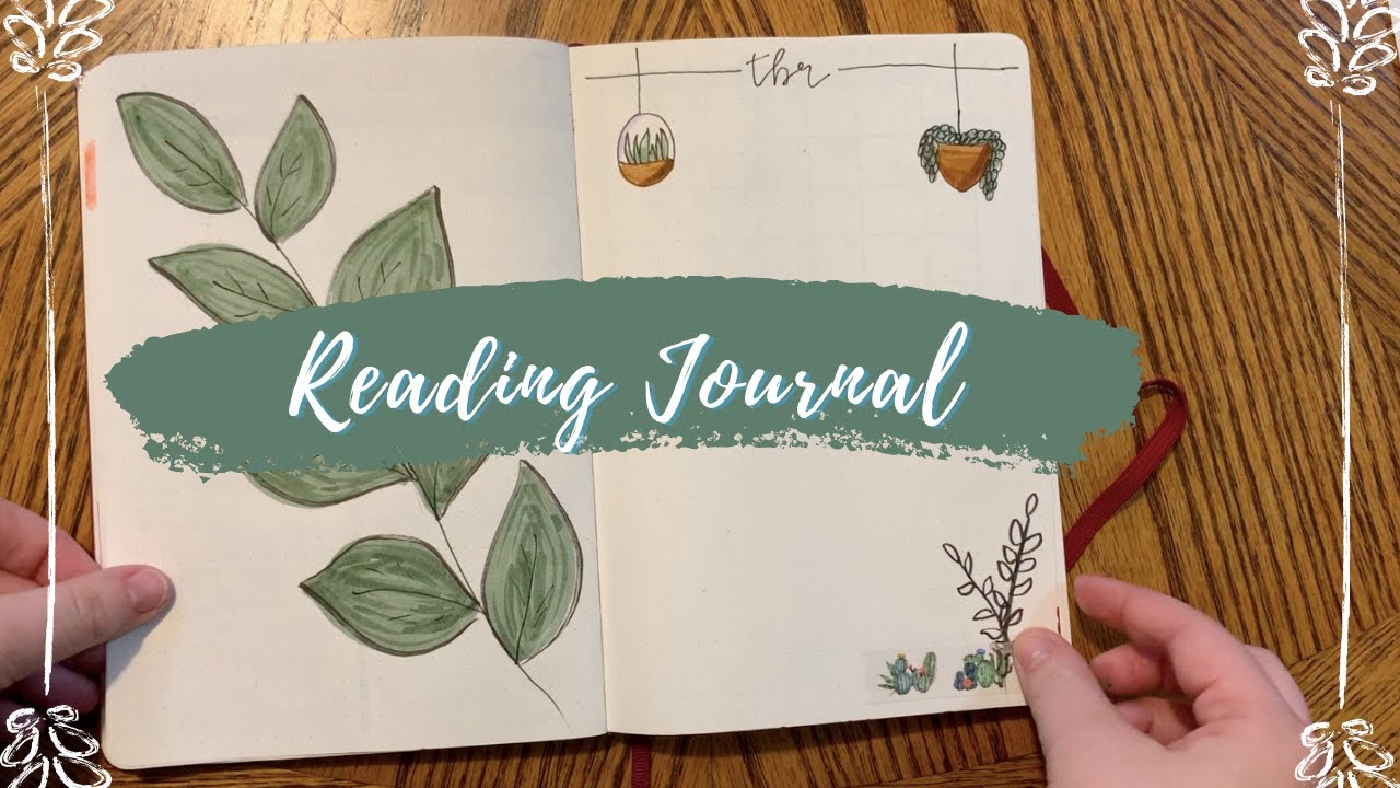 MARCH READING BULLET JOURNAL SETUP | plant/green theme | tis the damn readathon setup