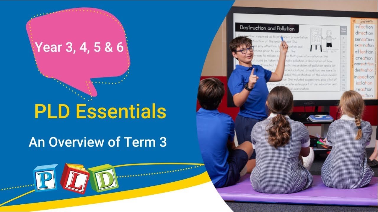 PLD Essentials: An Overview of Term 3 (Year 3, 4, 5 & 6)