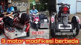 TIGA MOTOR MODIFIKASI BERBEDA#kholismandiri