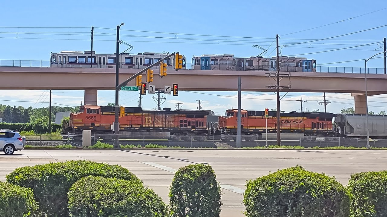 Rails of Denver: Freight, Light Rail, Metro & Tram in Motion - YouTube