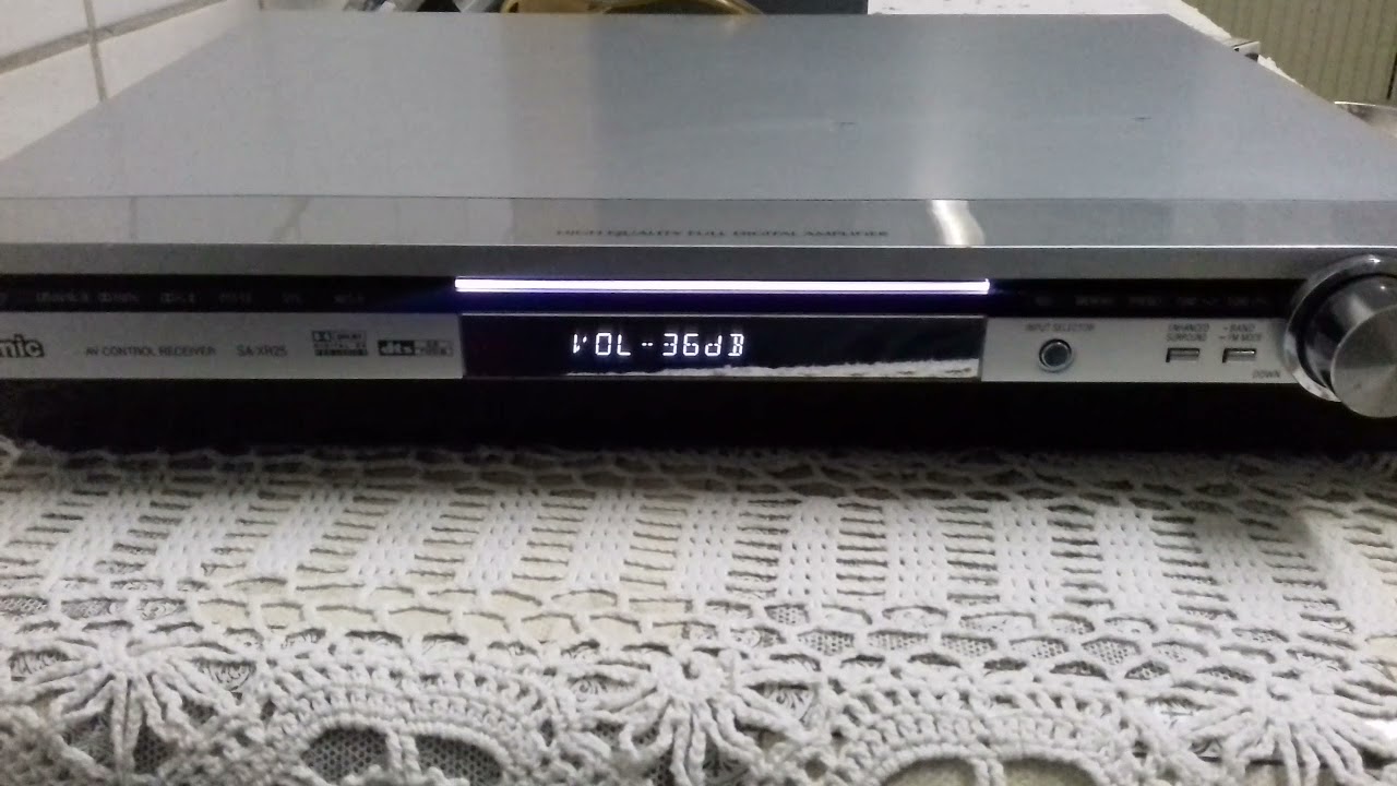 Panasonic AVアンプ SA-XR25 Panasonic SA-XR25 Home Theater Receiver: Unleash the Power of