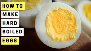 Today i show you how to make hard boiled eggs! perfect easy peel eggs
take no time at all - only about 10 minutes actually and they mak...