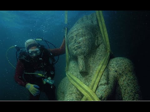 В Египте нашли затонувший храм и корабль с сокровищами. Самый богатый город Египта. Фото.