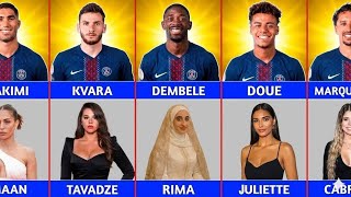 PSG Players and Their Wives Girlfriends