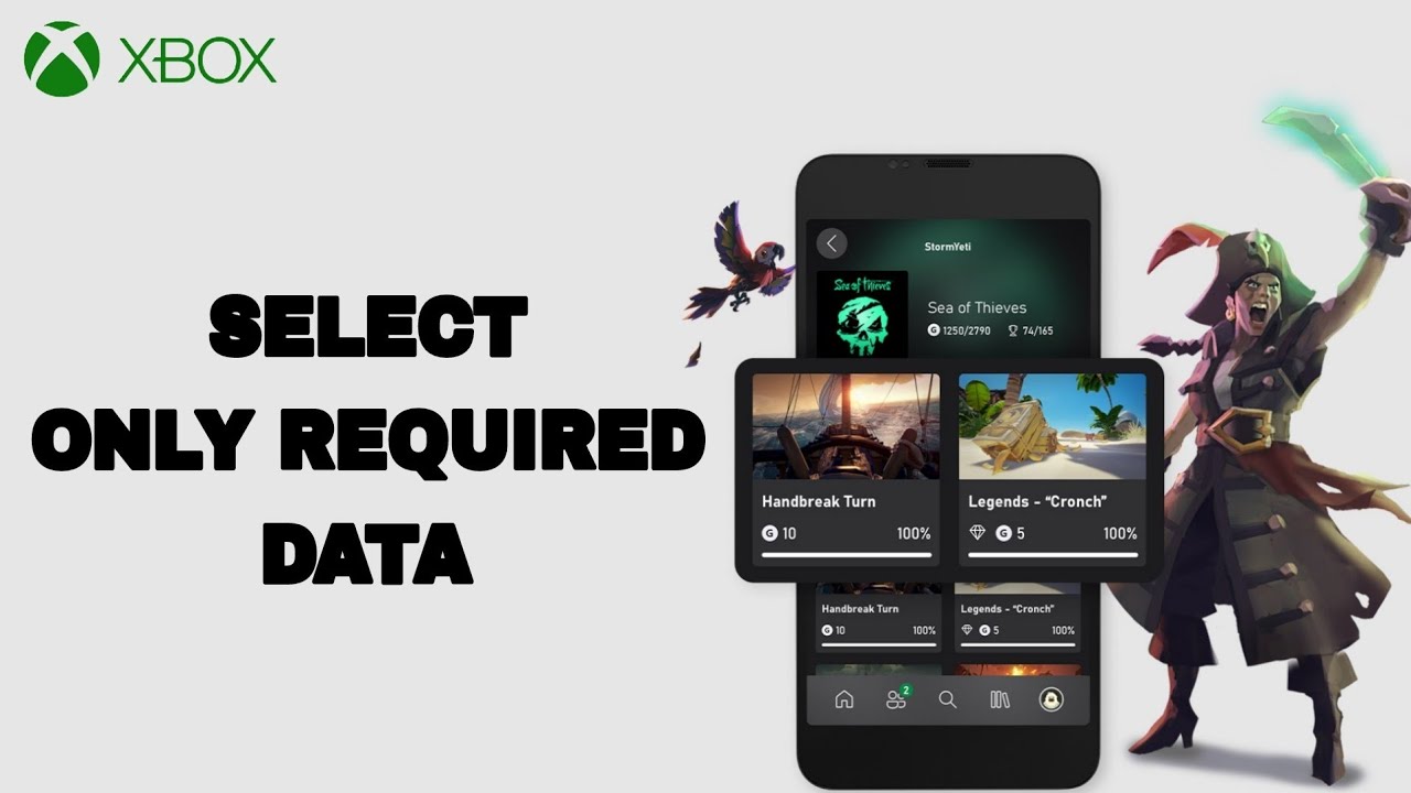 How To Select Only Required Data On Xbox App | Step By Step