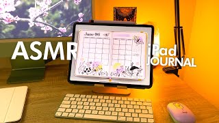 (ASMR) June Digital Bullet Journal | iPad Plan with Me | GoodNotes 5 | Digital Planner