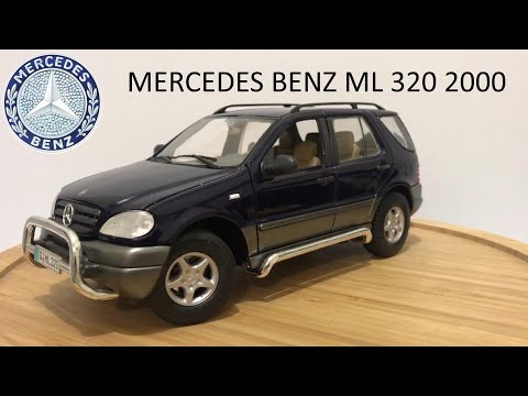 Mercedes ML 320 1/18 Maisto - Gris Argenté - Miniature 4x4 - Sans Boîte