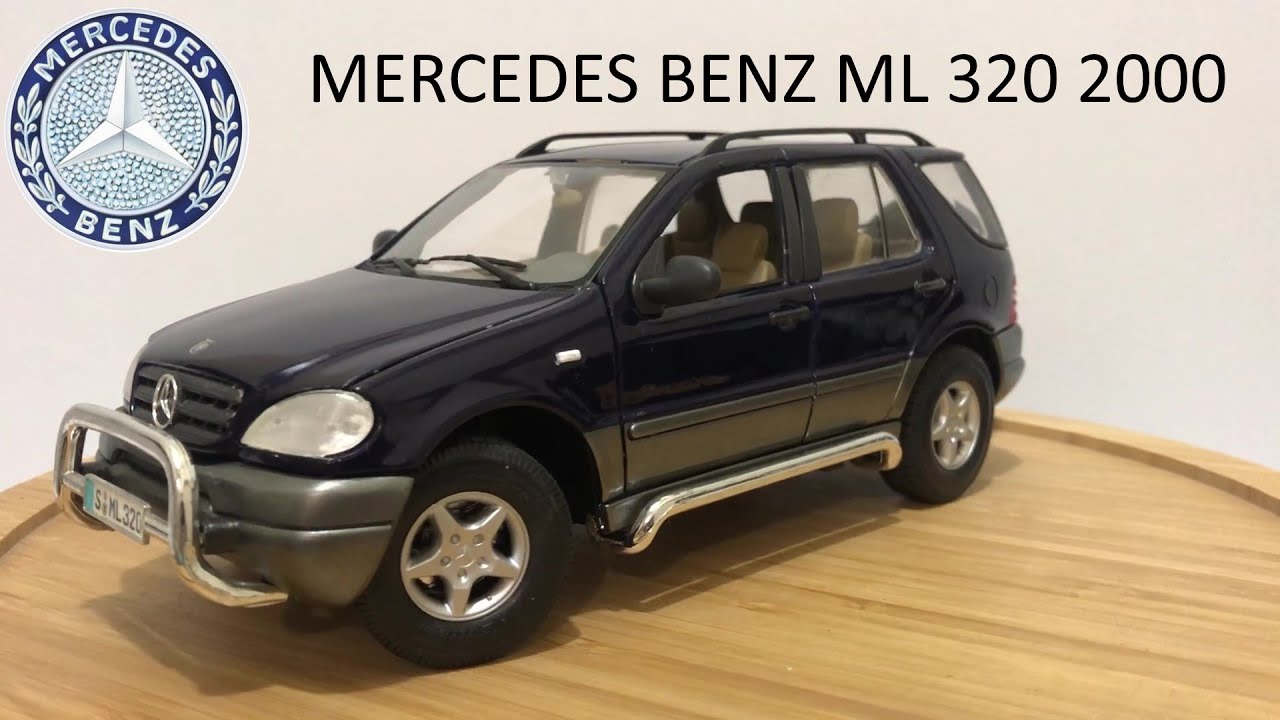 MERCEDES BENZ, ML 320, 2000, 1/18, MAISTO - YouTube