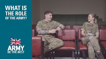 Myth Busting: Army Edition - What is the role of the Army?