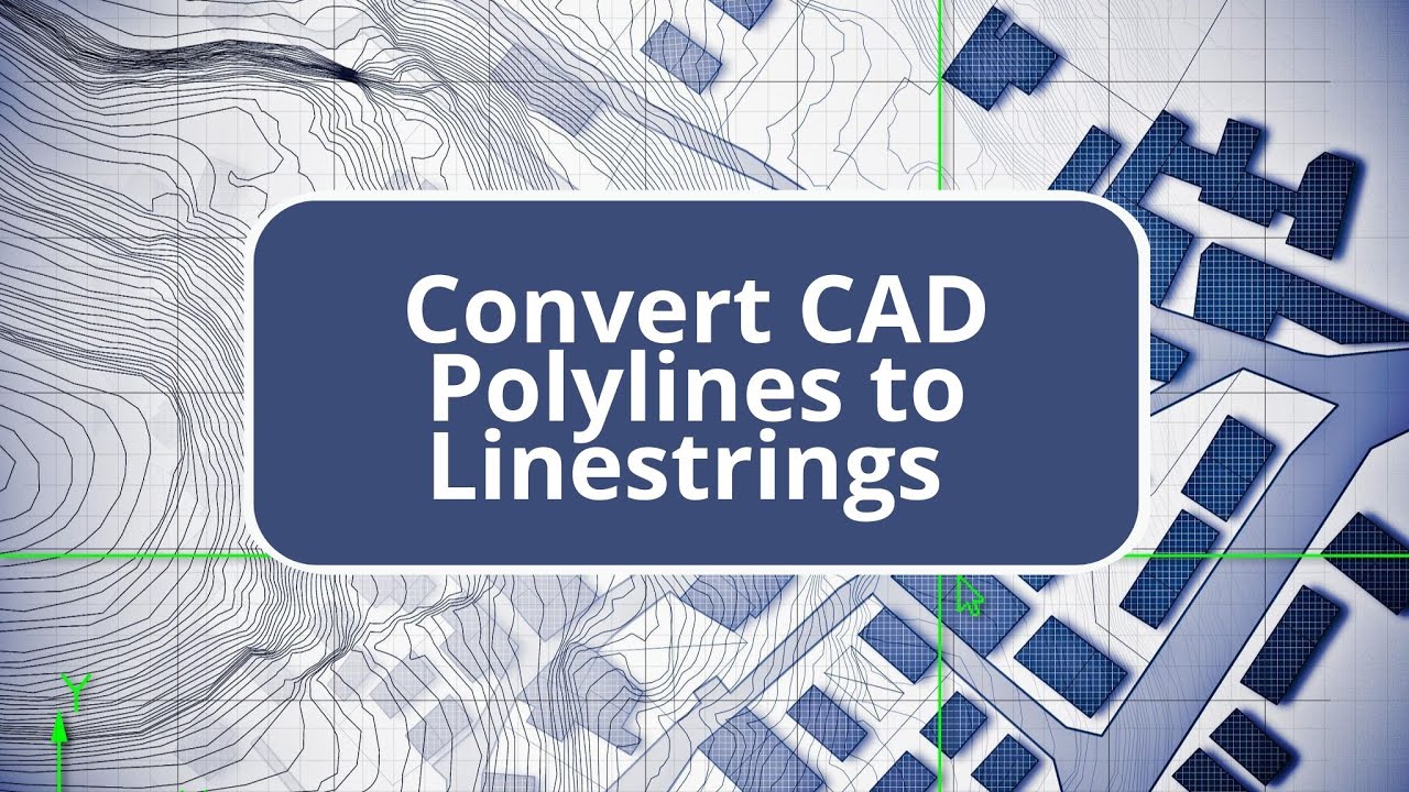 Poly Line Jet String Convert CAD Polylines to Linestrings - Trimble Connect - YouTube