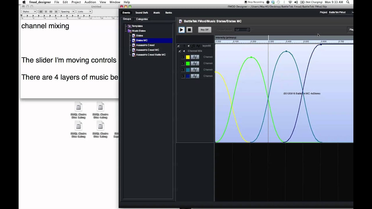 Mac40 Music Interactive Audio Demonstration For VideoGames