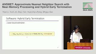 ISCA'25 - Session 6C - ANSMET: Approximate Nearest Neighbor Search with Near-Memory Processing and H
