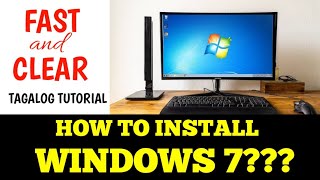 HOW TO INSTALL WINDOWS 7/ Tagalog Tutorial/ Pantin Couple