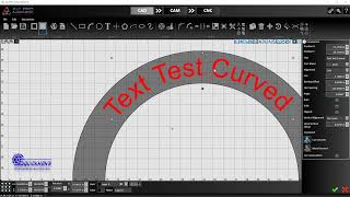 CNC Plasma Cutting - How To Create Curve Text - Squickmon's Engineering