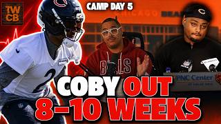 Chicago Bears Lose Coby Bryant for 8–10 Weeks + Training Camp Day 5 Reaction