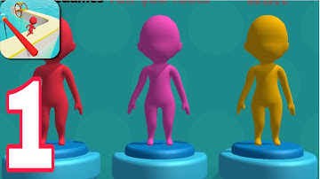 Fun Race 3D - Gameplay Walkthrough Part 1 - Racing players (iOS, Android)