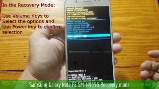 Samsung Galaxy Note Fe Sm-N935S Recovery Mode