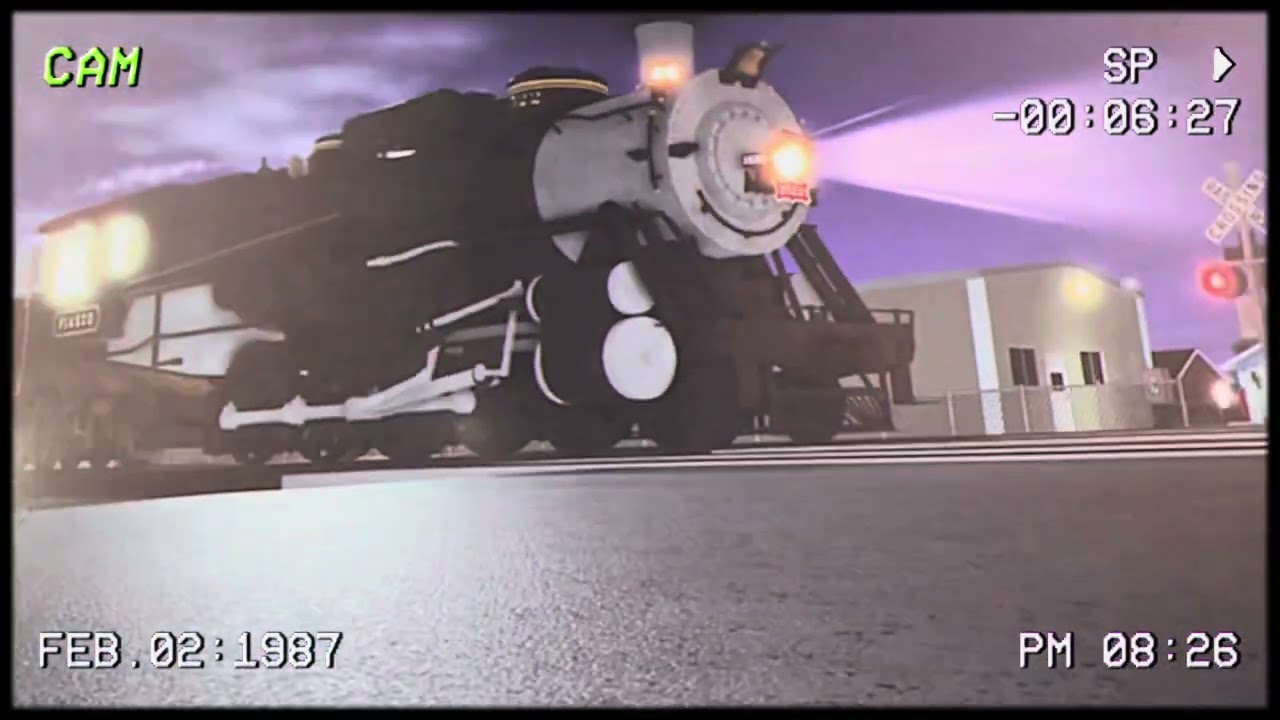 Chessie system railroad in the 80s b&o special steam train with a Chessie gp40-2 office train