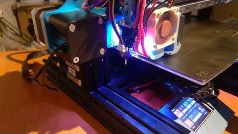 Silent Creality Ender 3 Printing - BLV  Linear Rails - SKR 1.3 - TMC2208 (uart)