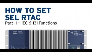 SEL RTAC — IEC 61131 Functions