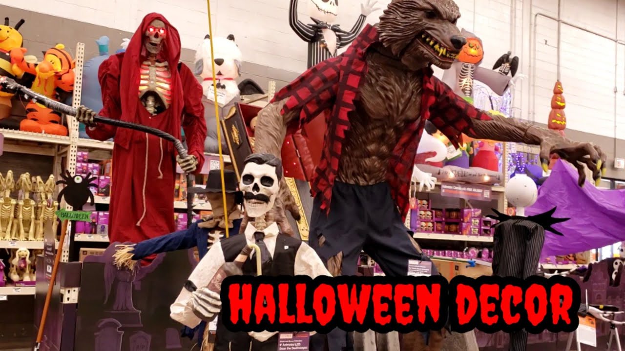 Ep43 The home depot Halloween decor 2022 YouTube