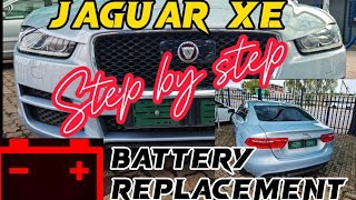 Jaquar XE - Battery replacement step by step video