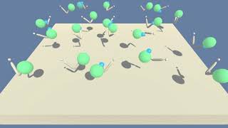 Udacity Deep Reinforcement Learning project 2 - After Training