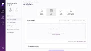 Super.AI - How to submit data points via CSV