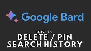 How to DELETE or PIN Google Bard Search History ??... screenshot 3