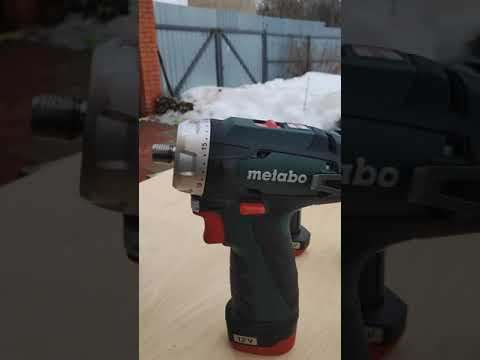 Обзор нового шуруповёрта Metabo PowerMaxx BS Basik 12v