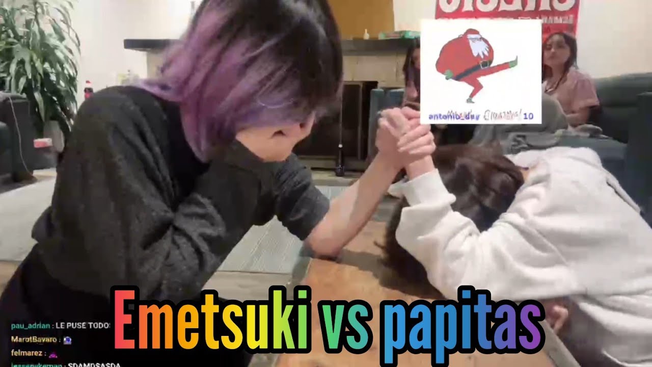 Emetsuki y papitas se enfrentan en fuerzas - YouTube