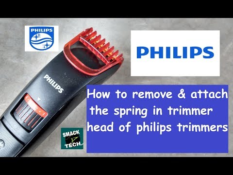 philips trimmer blade spring