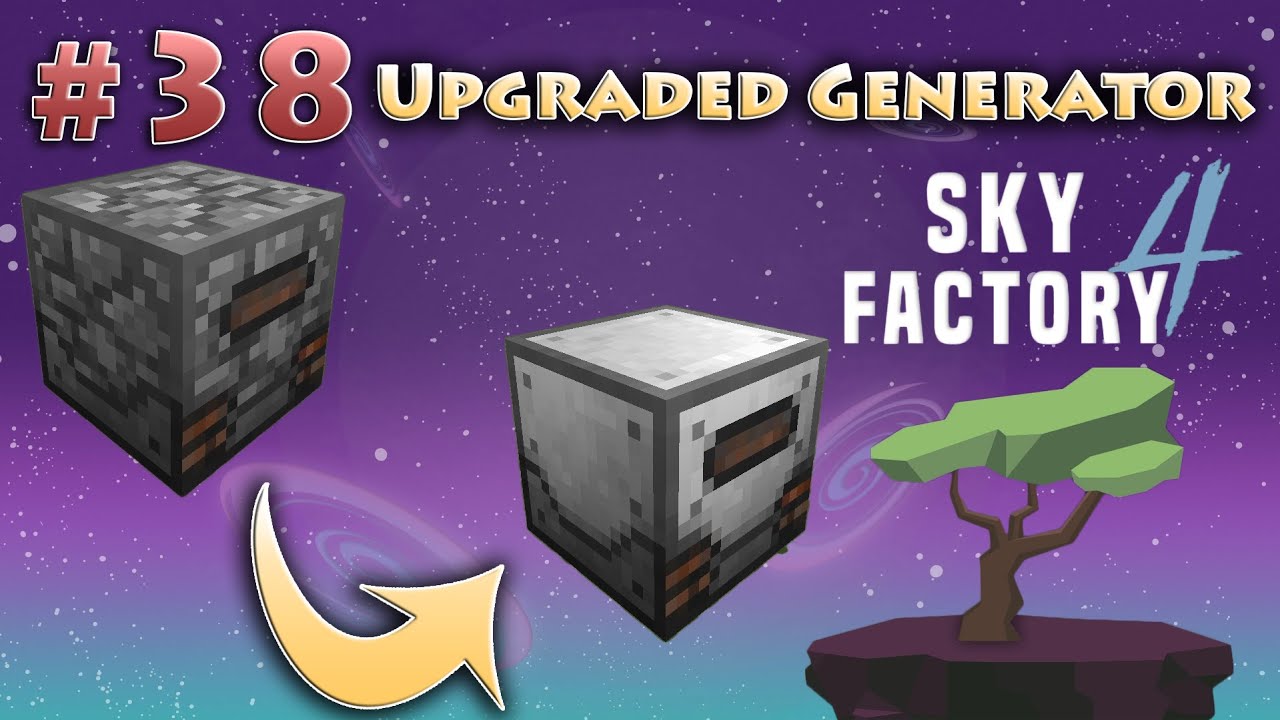 Part 38 Upgraded Power Generator - Minecraft Sky Factory 4 - YouTube