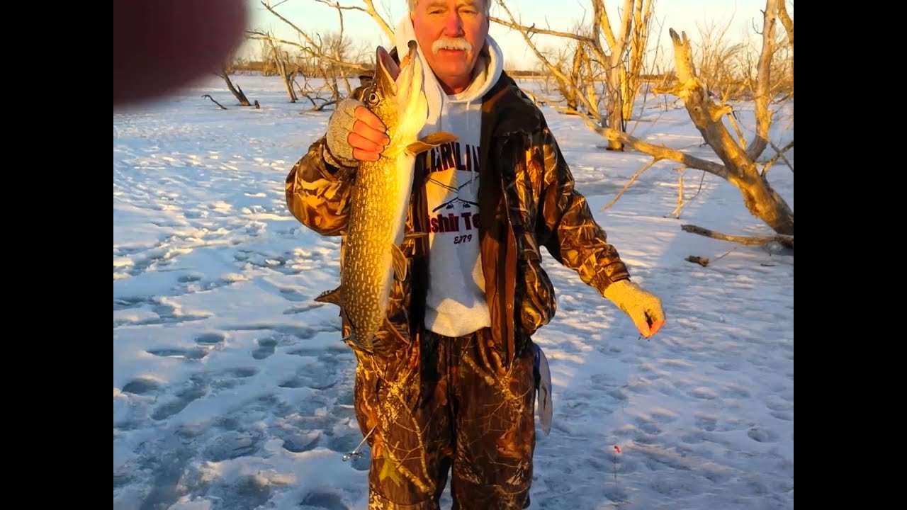 Wanahoo Nebraska pike ice fishing YouTube