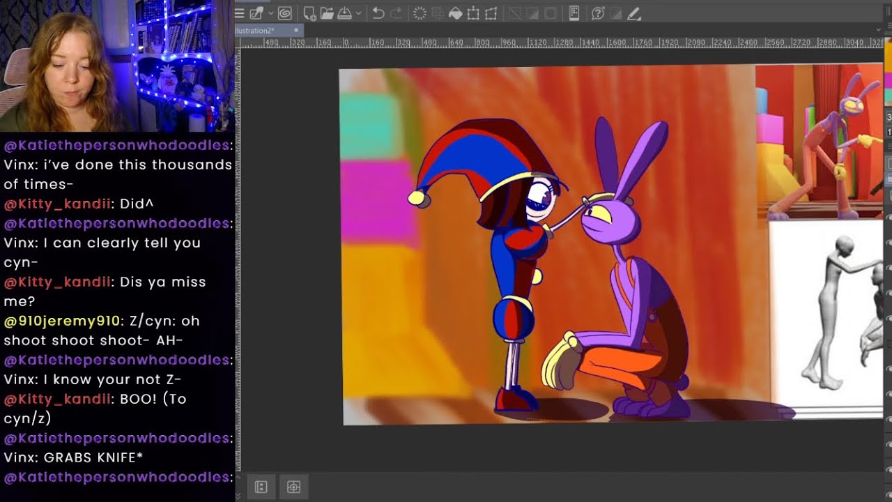 Drawing FunnyBunny on Clip Studio Paint | TADC