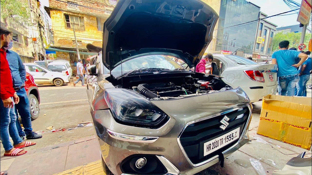 🙉 2020 SWIFT DZIRE NEXT LEVEL MODIFIED SWIFT DZIRE TOP MODEL HEADLIGHT SEAT COVER STEREO 🥳