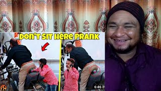 Don't Sit here Prank - Funny Public Prank | Vella Reaction | 2022