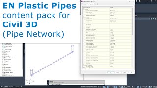 EN Plastic Pipes catalog for Civil 3D (Pipe Network) EN Plastic Pipes catalog for Civil 3D (Pipe Network)