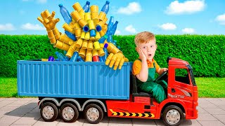 don t litter kids garbage monsters adventure